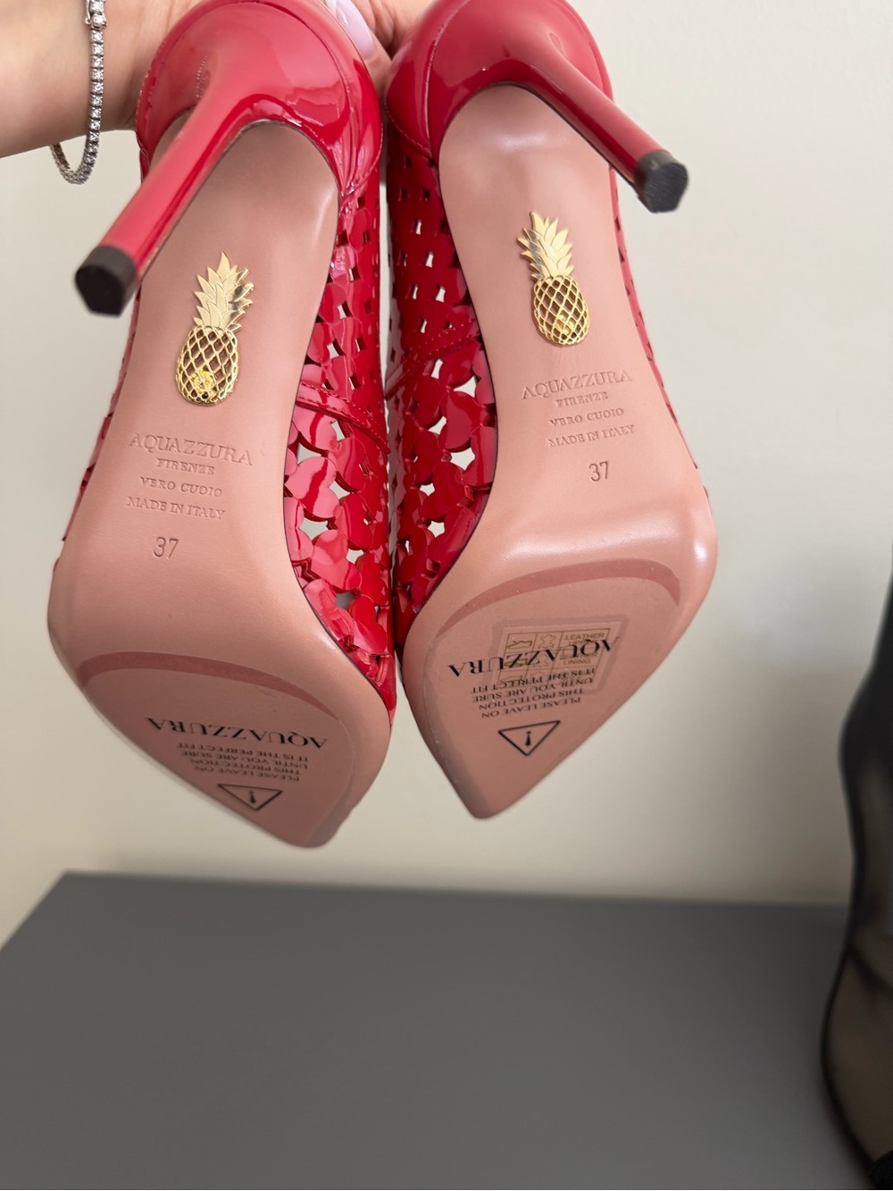 Aquazzura 105mm Amourose pumps, size 37 - Picture 5 of 5